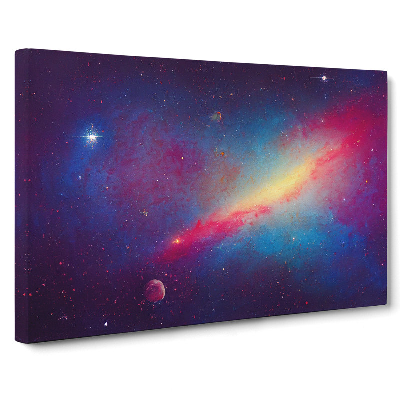 Futuristic Galaxy Vol.1 - Wrapped Canvas, 40cm H x 60cm W x 3cm D