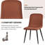 Faux Leather Upholstered Dining Chairs-1092552909