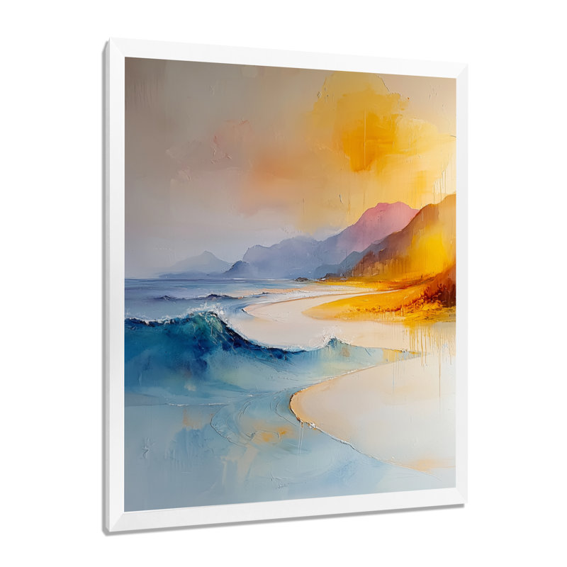 Azden - paysages, art mural sur toile, 32" H x 24" W, Reproduction encadrée d'une seule photo, White