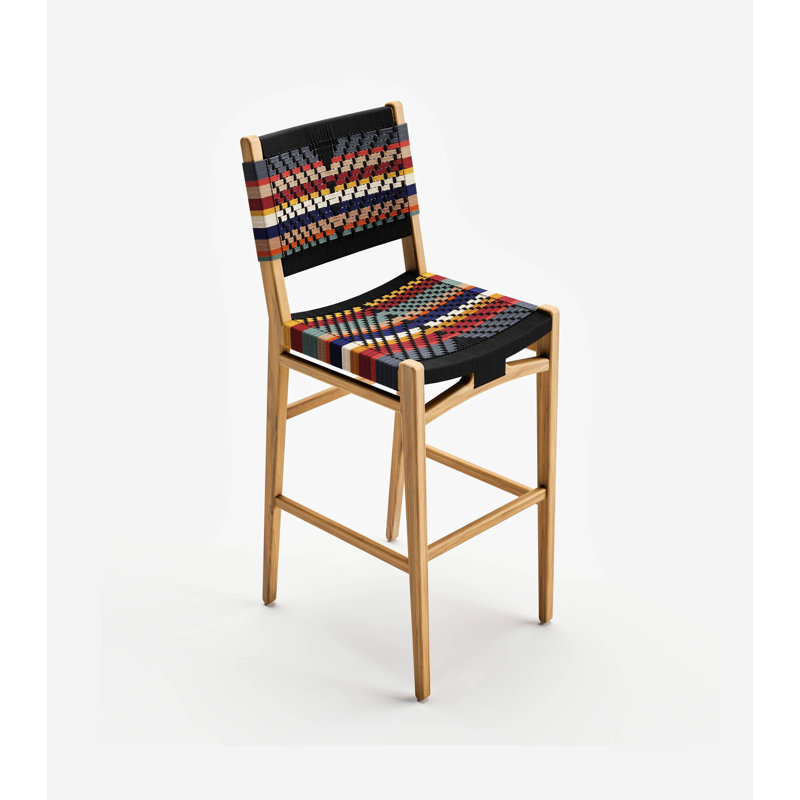 Chontales avec dossier Serena, Tabouret de bar (siège d'une hauteur de 30 po), Naturel San Geronimo