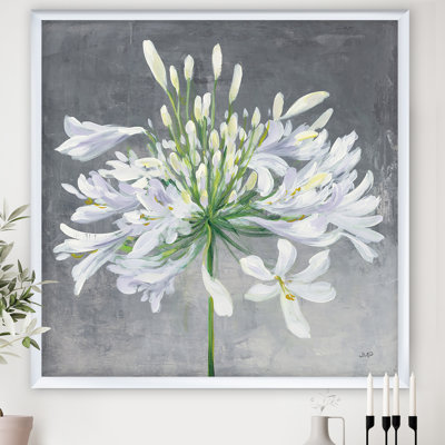 «Flower Cleome Splash I», reproduction d'art sur toile