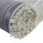 Tapis gris / blanc en polypropylène tissé à la machine-1305486573