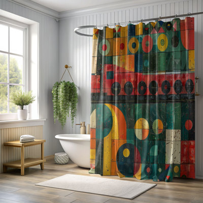 Rideau de douche Dazzle Train - Premium