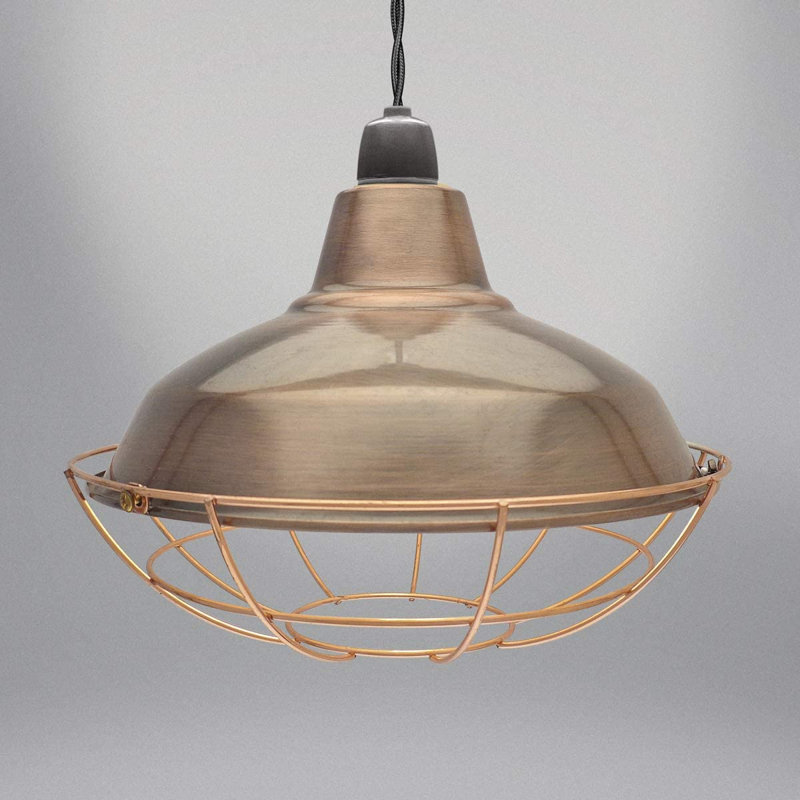 - Light Brown Dome Pendant