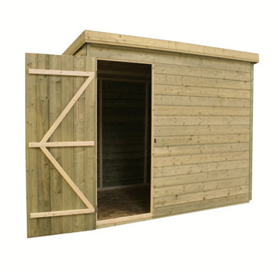 Shiplap Pent Wooden Shed