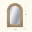Miroir arqué tissé