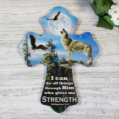 Croix de force en bois