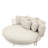 Laguno 82.68'' Wide Round Patio Daybed with Cushions