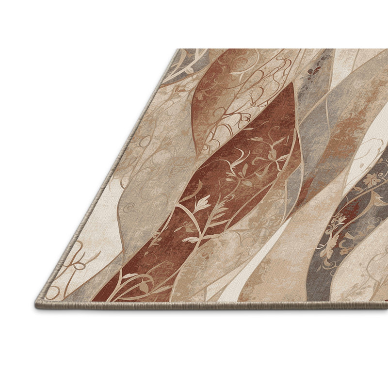 Windswept Veil Rug, Square 5'