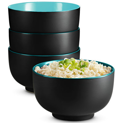 34 oz. Ceramic Japanese Noodle Bowl Set