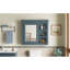 Armoire à pharmacie peu encombrante, en MDF et en verre, style moderne pour salle de bain