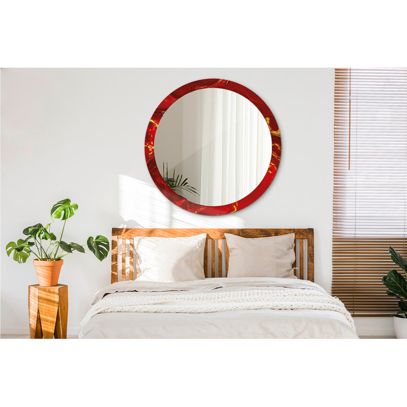 Huldar Glass Flat Wall Mirror