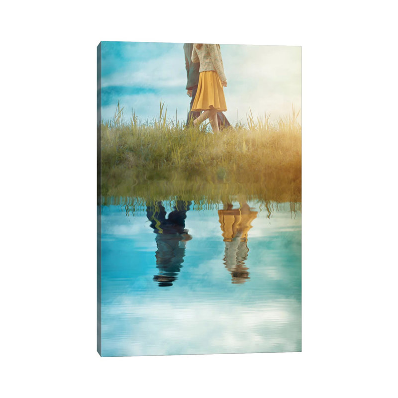 One Couple, Two Direction by Ildiko Neer - Wrapped Canvas Print, 66.04 cm H x 45.72 cm W x 1.91 cm D