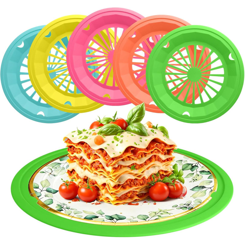 Porte-assiettes en plastique 15 pièces