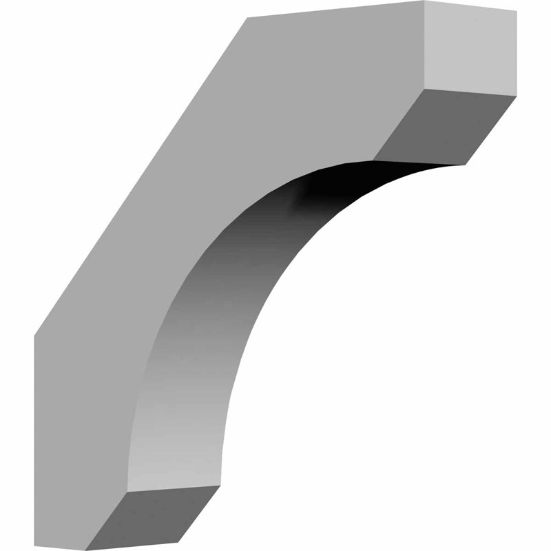 Endurathane Legacy Bracket, 3"W x 12"D x 12"H, Factory Primed (6-Pack)