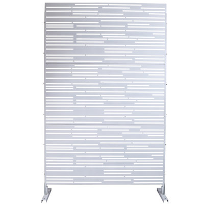 Outdoor & Indoor Privacy Screen Metal Privacy Screen 76" H×48" W