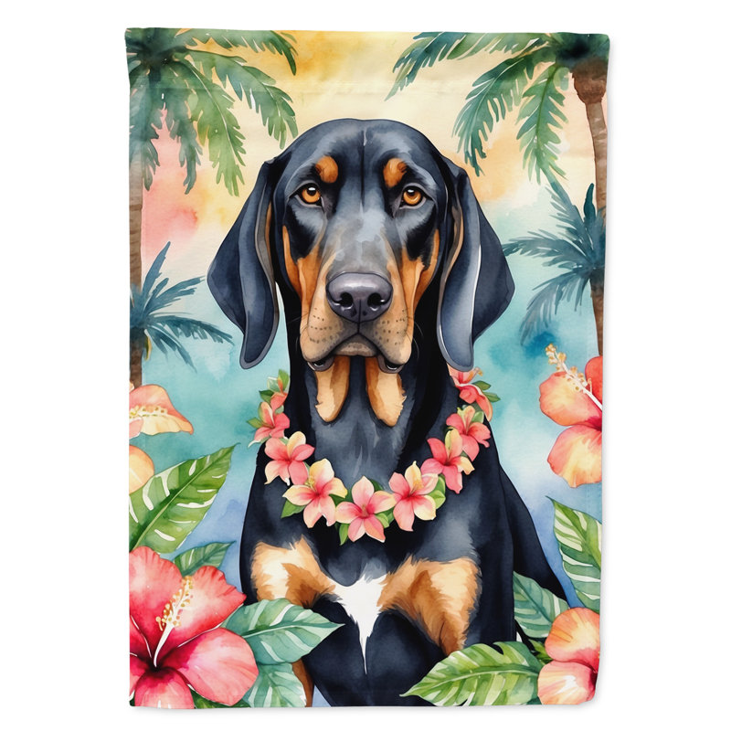Drapeau de jardin en polyester double face H 15,5 po x l 11,25 po