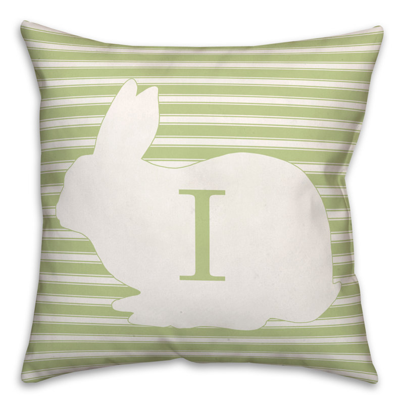 Striped Reversible Throw Pillow, I