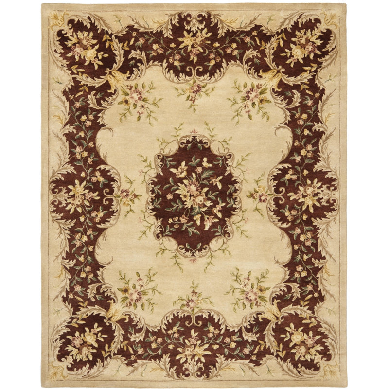 Molter Bergama Hand Tufted Wool Oriental Rug, Rectangle 8' x 10'