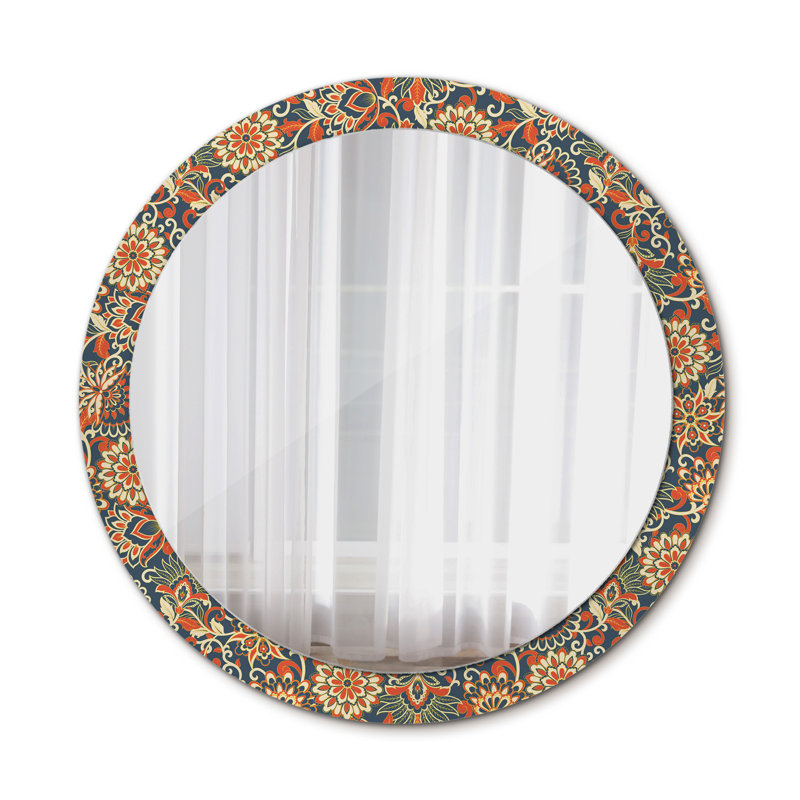 Huldar Glass Flat Wall Mirror, 90cm H x 90cm W