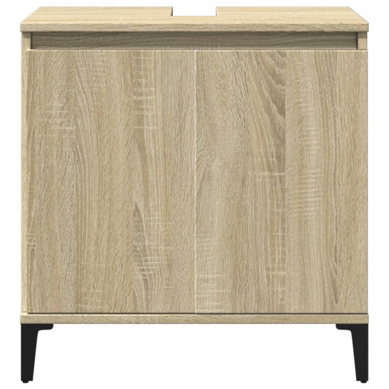 Rufaidah 58cm Single Bathroom Vanity Base Only, Sonoma Oak