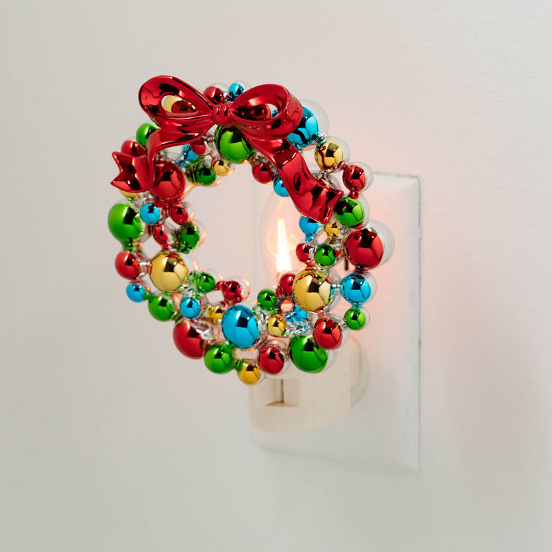 Veilleuse couronne de Noël 5,75 po
