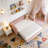 modern velvet daybed, sturdy wooden bed frame-1759476352