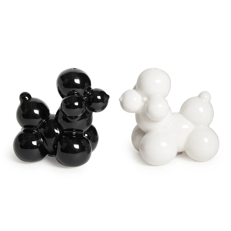 Animalia Poodle Salt and Pepper Shaker Set