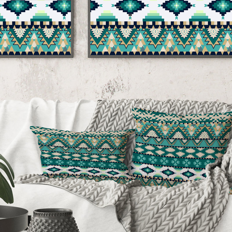 Coussin Aztec Geometrics - Modern Printed