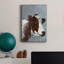 Vache sur métal galvanisé - peinture sur toile tendue-1307923214