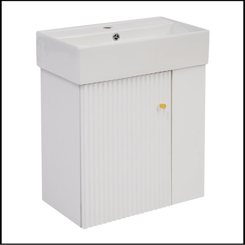 Ensemble de meuble-lavabo simple avec plateau 21,60 Rokiatou