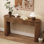 Console en bois cannelé 55 po avec 1 tiroir Gennari