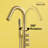 3 Handle Floor Freestanding Tub Filler with Diverter-60863055