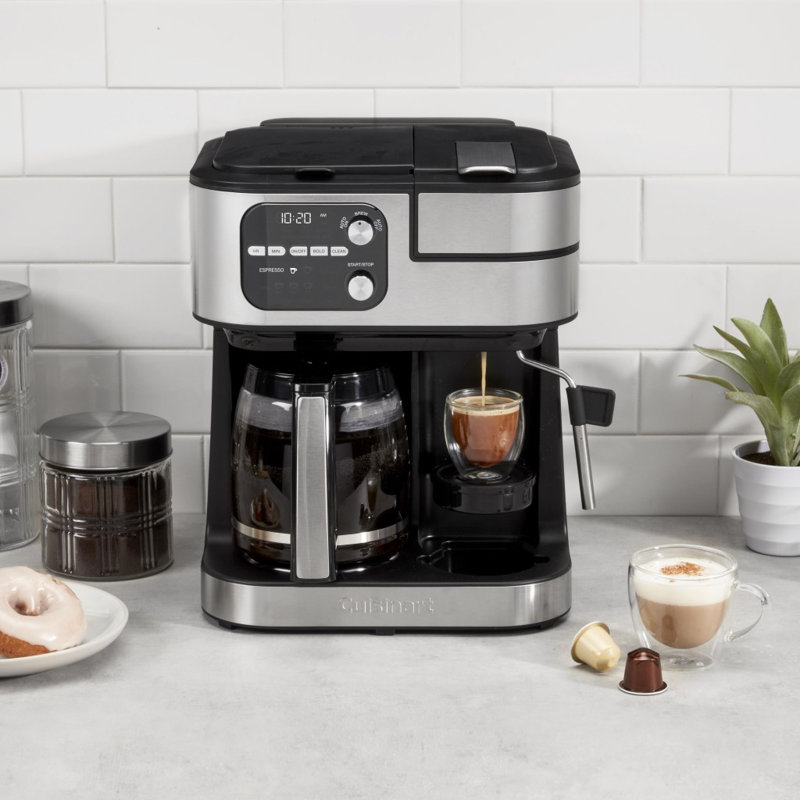 COFFEE CENTER BARISTA BAR 4-IN-1 COFFEEMAKER, Thermal, Silver Thermal, 10 cups