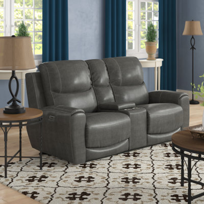 Kittitas Upholstered 75'' Power Reclining Loveseat
