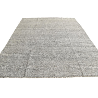 Tapis carré noir et blanc Orta