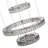 Galaxy 6-Ring LED Crystal Chandelier - Chrome