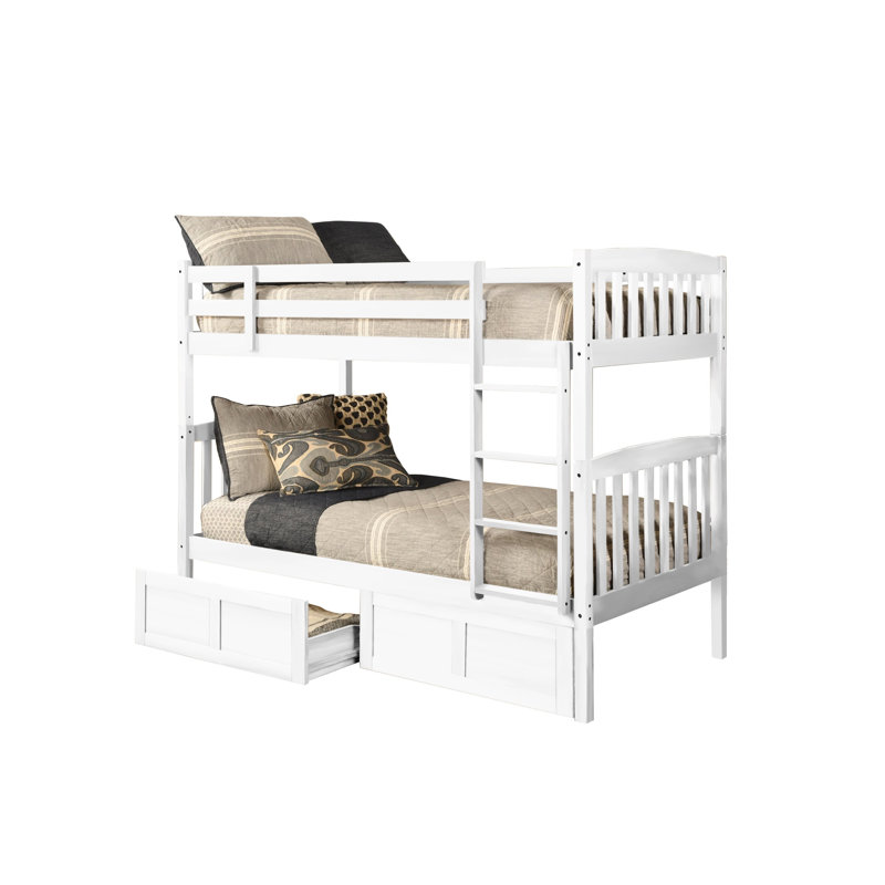 Lit superposé Thomson, matelas non inclus, Twin Over Twin, Blanc