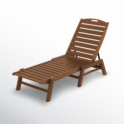 POLYWOOD® Nautical 24" Patio Chaise Lounge