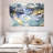 Abstract Glitter Canvas Print-92518999