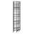 Edwin 57.5 '' H x 13'' W Metal Folding Shelf-1022358701