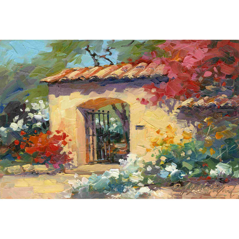 «Mission Impression I» par Julie G. Pollard - reproduction sur toile tendue, H 20 po x l 30 po