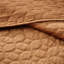 Courtepointe en velours très grand / très grand rouille - Motif géométrique, doux et rembourré de coton dans un motif géométrique confortable, 1 et 2 taies décoratives-120276225-120276229