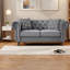 Canapés confortables en velours de 65 pouces Chesterfield