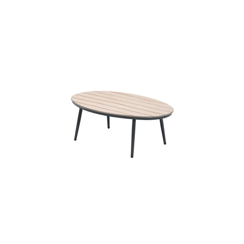 Callery Oval Outdoor Coffee Table , 75cm W 115cm D