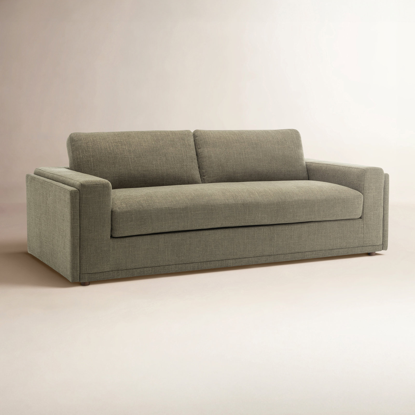 Essex 86.6” Upholstered Sofa, Green