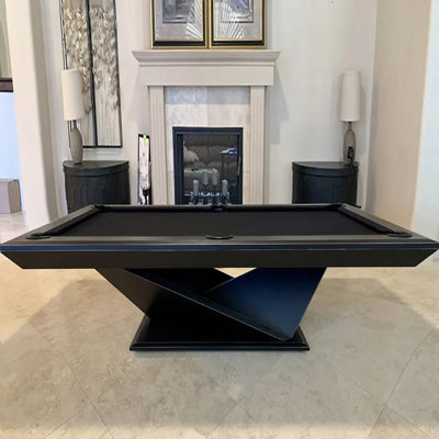 White Billiards Kyoto Modern Slate 8' Pool Table