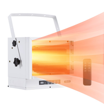 Electric Garage Heater 8500W with Remote Control Ceiling for Workshop