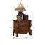 Table de chevet en bois avec 2 tiroirs-1925304333