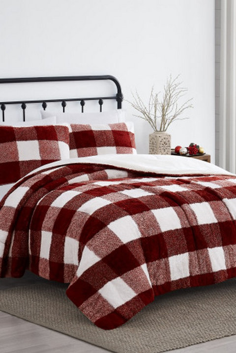 Buffalo check comforter